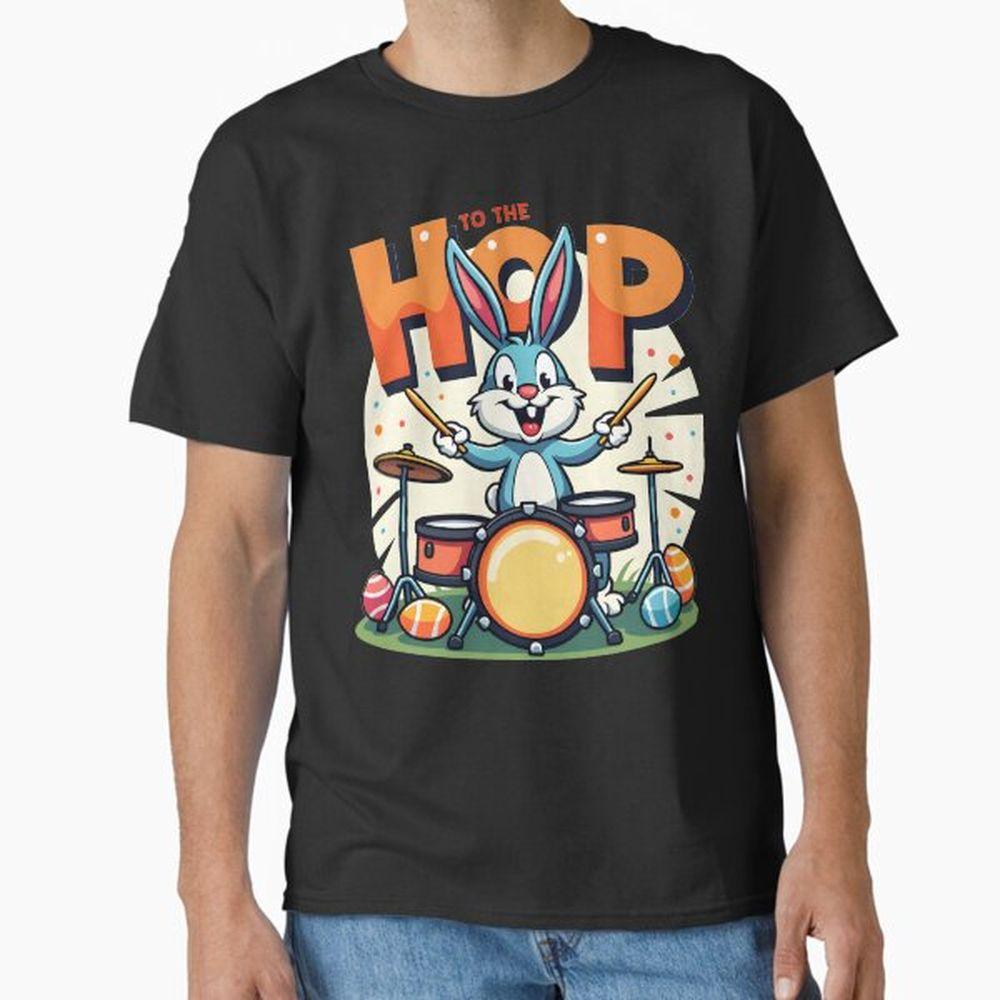 Groovy Easter Bunny Drummer Delight Shirt Groovy Easter Bunny Drummer Delight Shirt